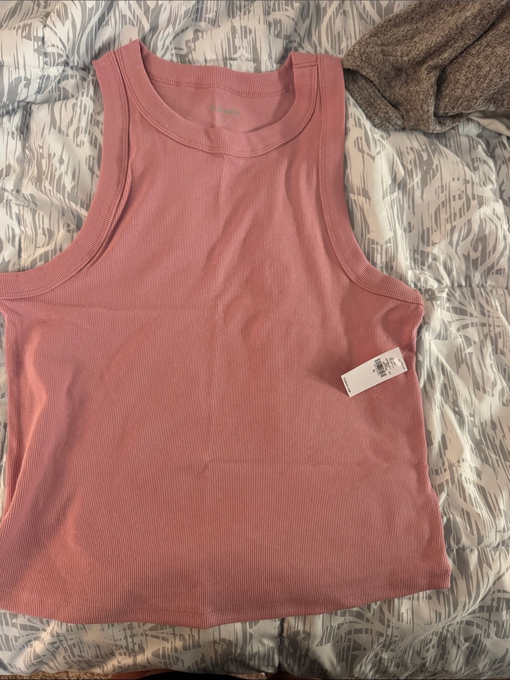 Old Navy Dusty Rose Ribbed Tank
